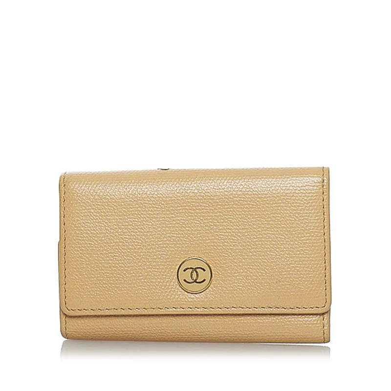 Chanel New Arrival Handbag with Gold HardwareChanel 6 eries Keycase Beige Leather  Chanel