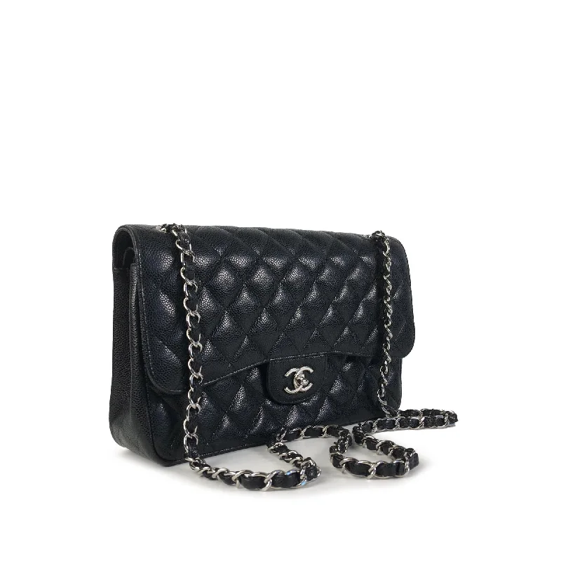 Chanel Luxury Handbag for High - End EventsChanel Jumbo Classic Caviar Double Flap (Ci6Lg1)