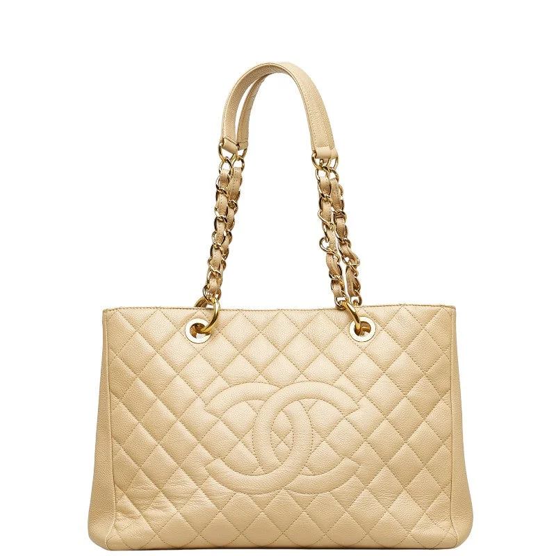 Chanel Small Crossbody Bag for TravelChanel Matrases Gold  Chain houlder Bag A50995 Beige Caviar S  CHANEL