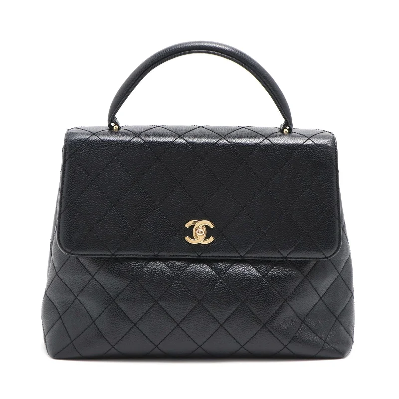 Chanel Designer Handbag with Unique DesignChanel Matrasse Caviar S Handbag Black Silver Gold