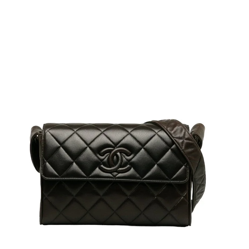 Chanel Classic Flap Bag for Evening PartyChanel mattresses Cocomark sloping shoulder bag brown ram s ladies CHANEL