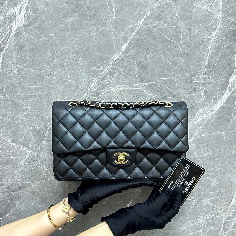 Chanel Small Crossbody Bag for TravelLambskin Black GHW No 16