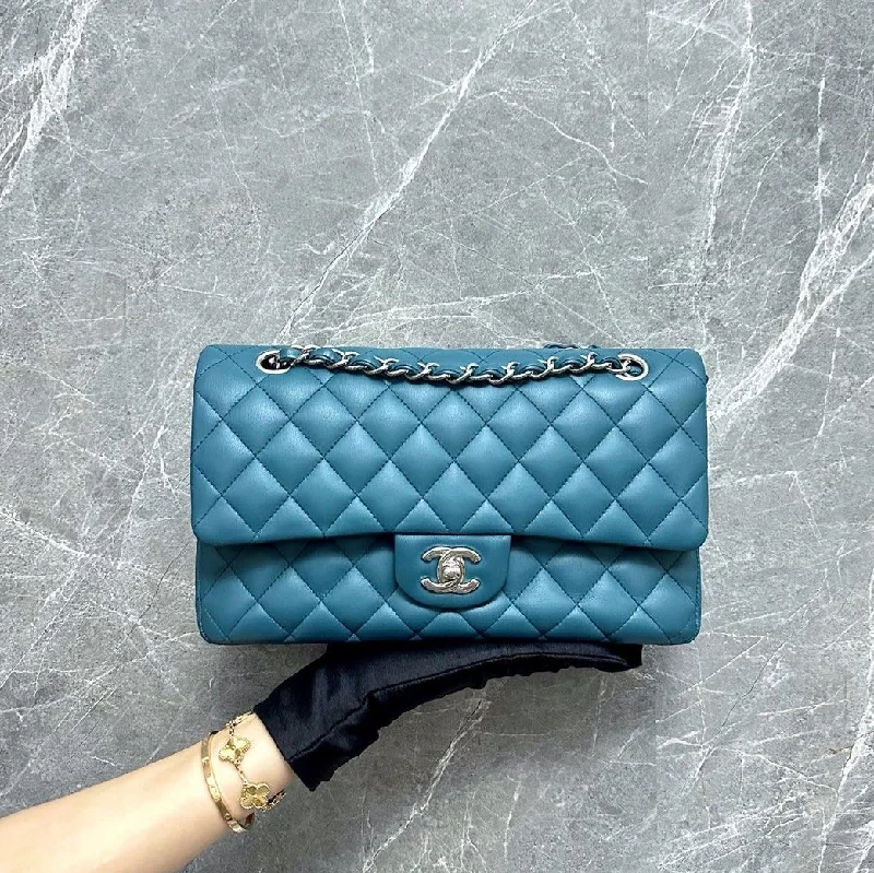 Chanel Luxury Handbag for High - End EventsLambskin Blue SHW No 17