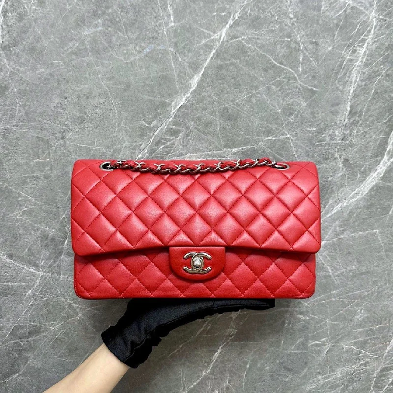 Chanel Luxury Handbag for High - End EventsLambskin Red SHW No 19