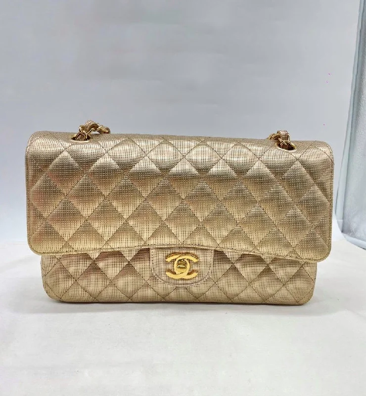 Chanel Designer Handbag with Unique DesignMetallic Calfskin Limited Edition No 22