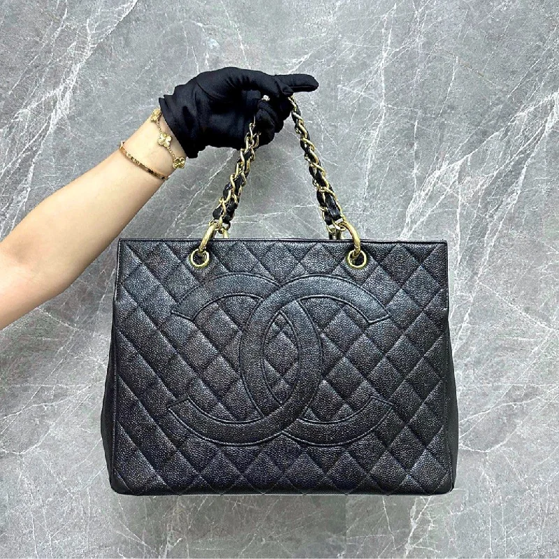 Chanel Limited Edition Handbag for CollectorsVintage GST Caviar Grand Shopping Tote Black No 5